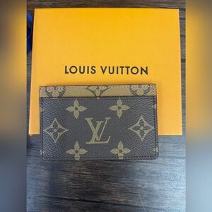 Louis Vuitton Brown Monogram Card Holder